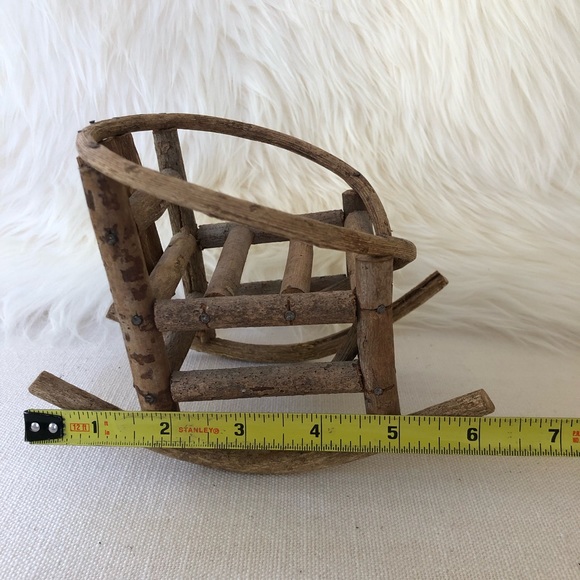 Miniature Twig Rocking Chair - Picture 11 of 12